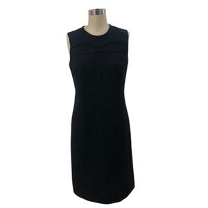 TORY BURCH Elegant Black Sleeveless Dress sz6 classic Midi black special events